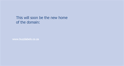 Desktop Screenshot of buzzlabels.co.za